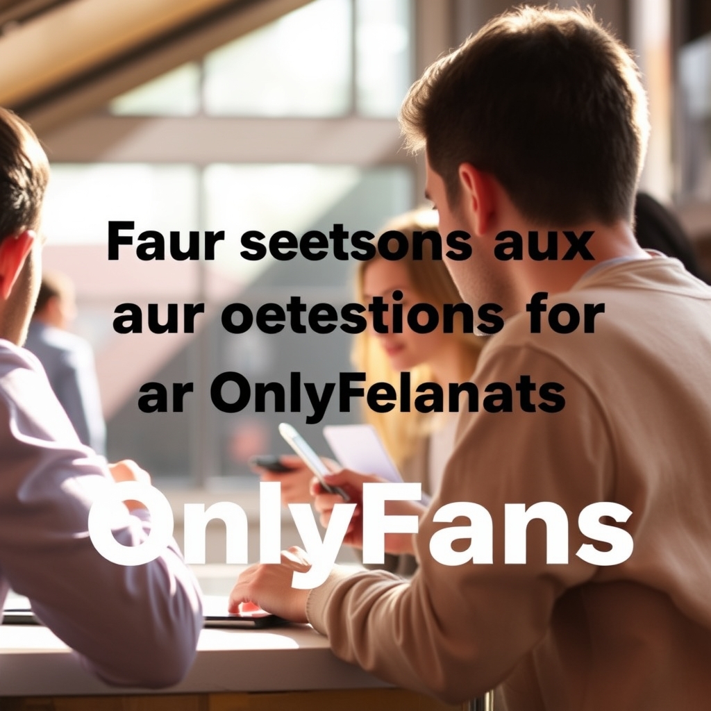 Photo : Foire aux questions sur OnlyFans pour les débutants : le guide 2026